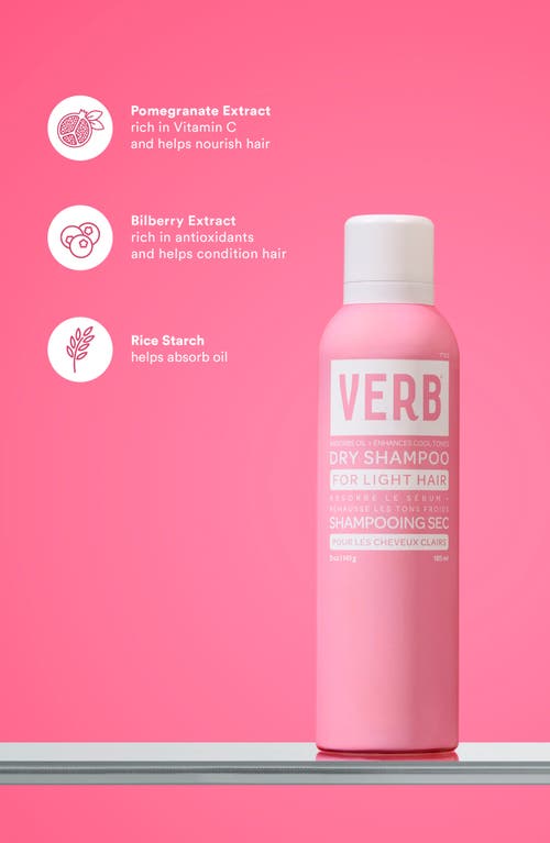 Verb Dry Shampoo Light In Transparent