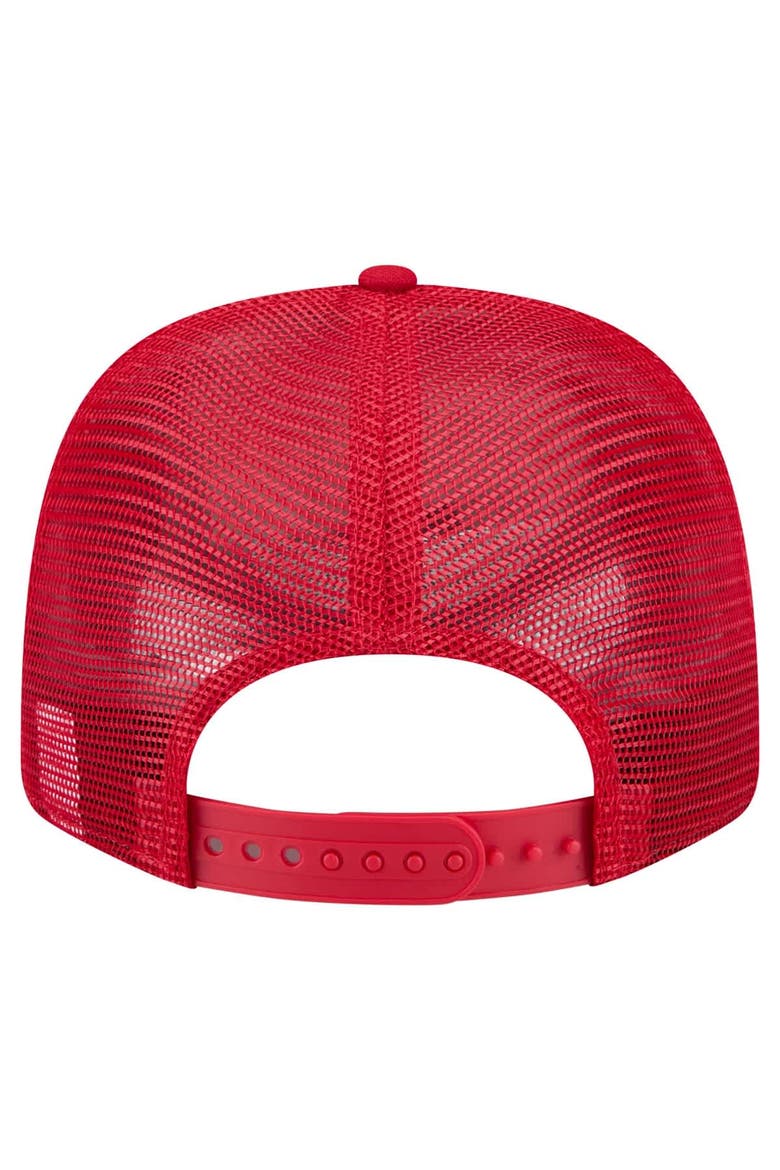 Men's New Era Red Cincinnati Reds Flag 9SEVENTY COOLERA Stretch-Snap Hat, Alternate, color, Red