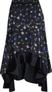 Sacai Floral Print Skirt