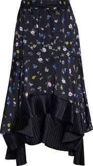 Sacai Floral Print Skirt