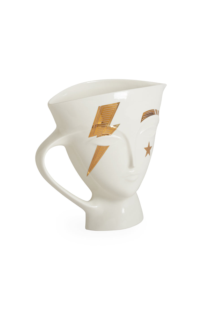 Jonathan Adler Gilded Giuliette Pitcher, Alternate, color,
