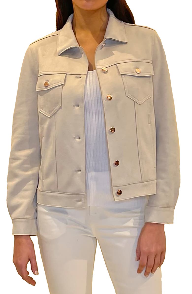 Jaclyn Smith Trucker Jacket, Main, color, 