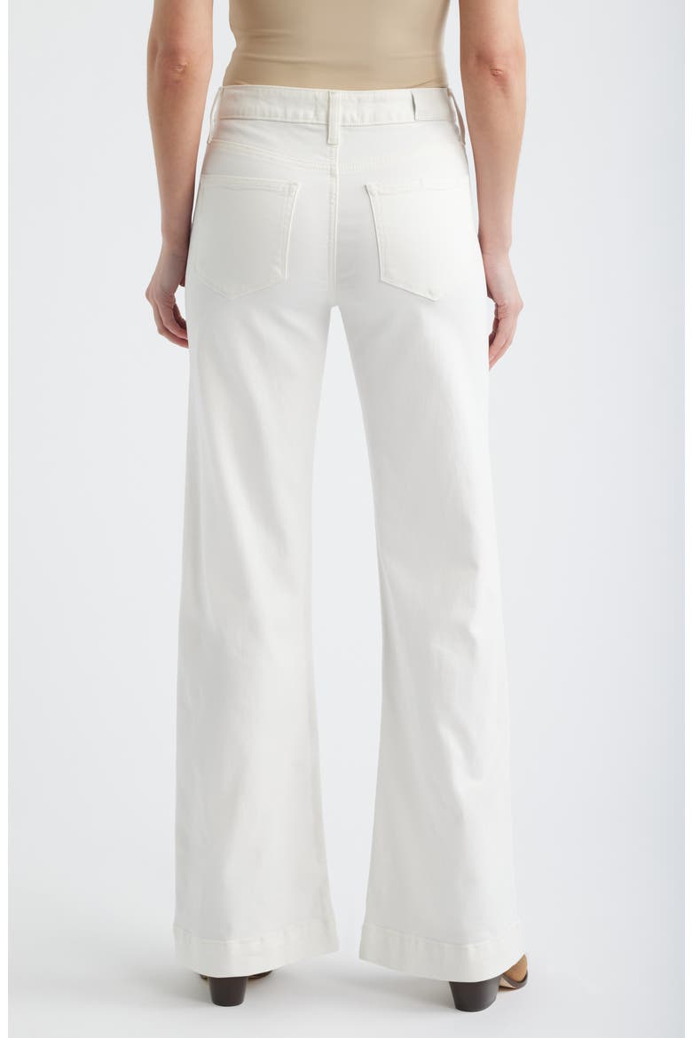 Leenah High Waist Wide Leg Jeans, Alternate, color, TONAL ECRU