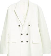 Eleventy Double Breasted Linen Sport Coat