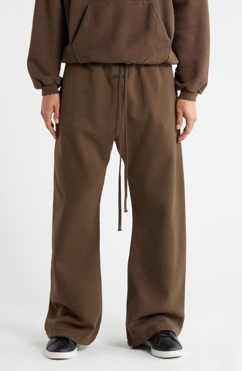 Cotton Fleece Flare Sweatpants