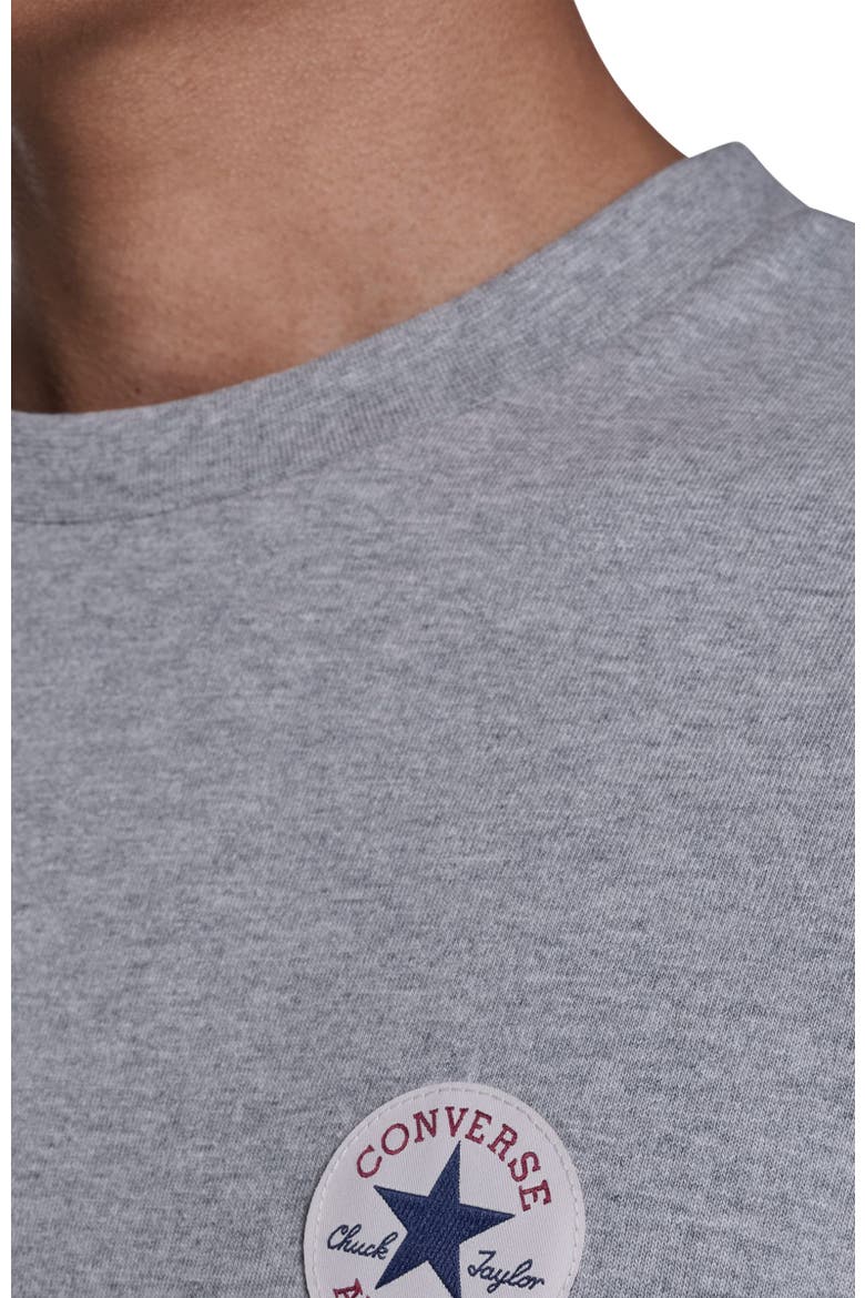 Chuck Taylor All Star Classic Patch T-Shirt, Alternate, color, VINTAGE GREY HEATHER