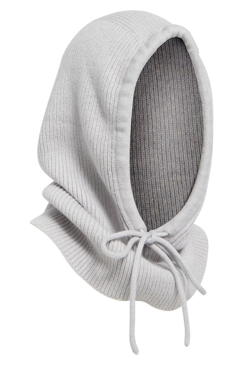 Ribbed Balaclava, Main, color, LIGHT GREY