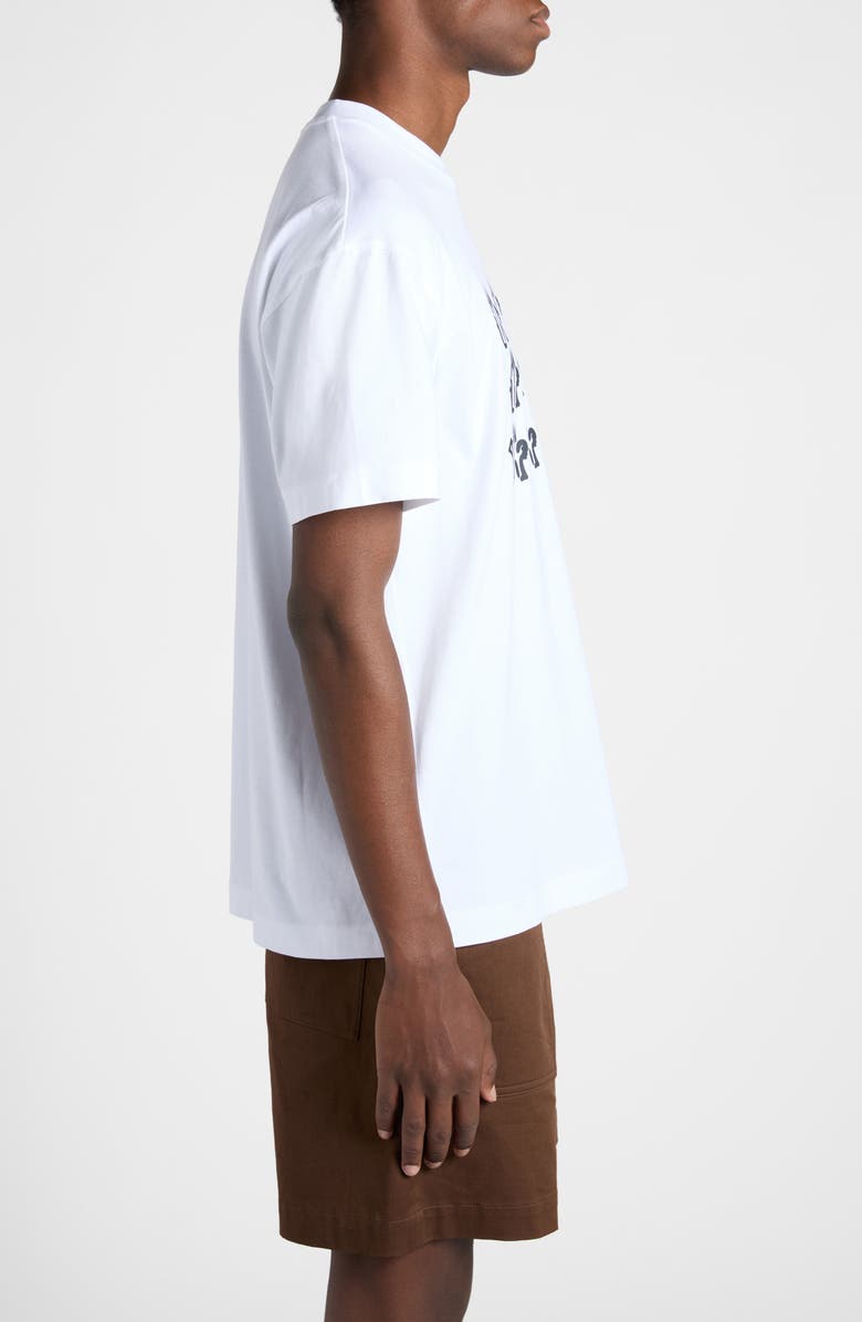 Moncler Cockerel Logo Cotton Graphic T-Shirt, Alternate, color, 