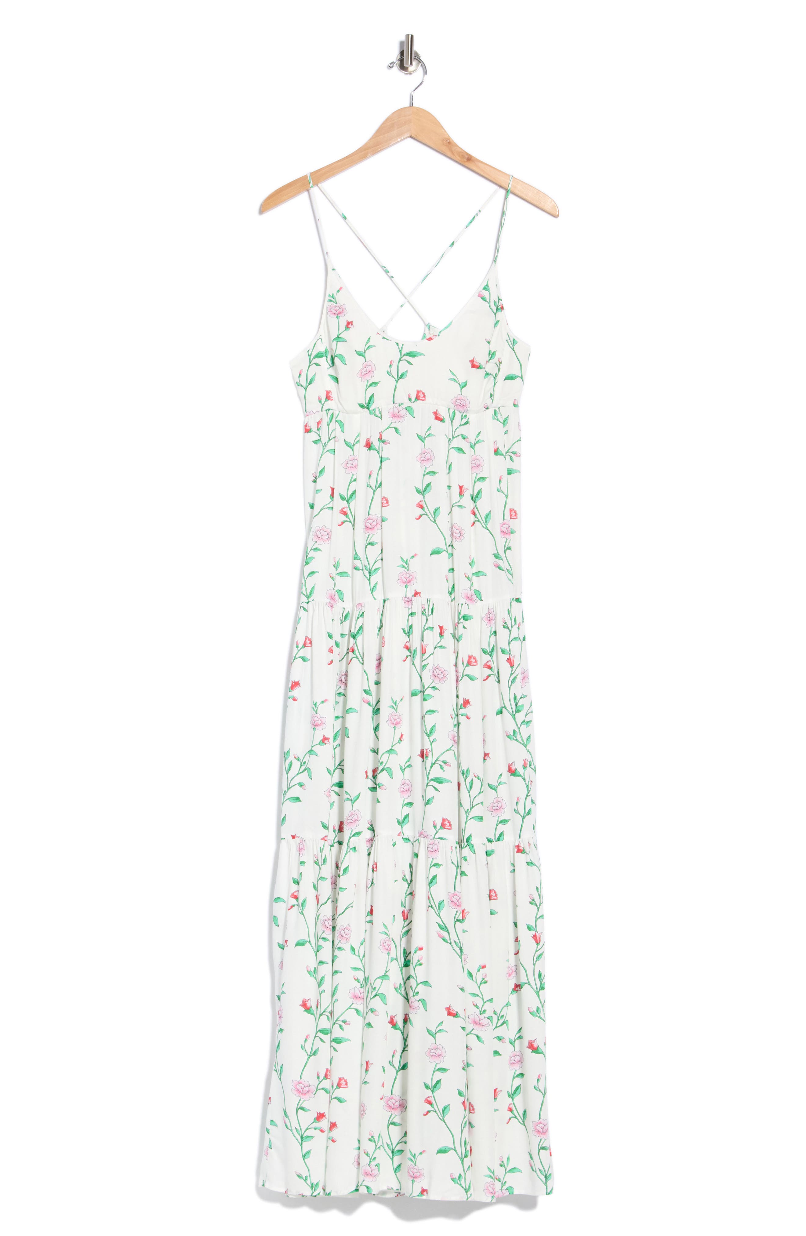 Floral Tiered Maxi Dress