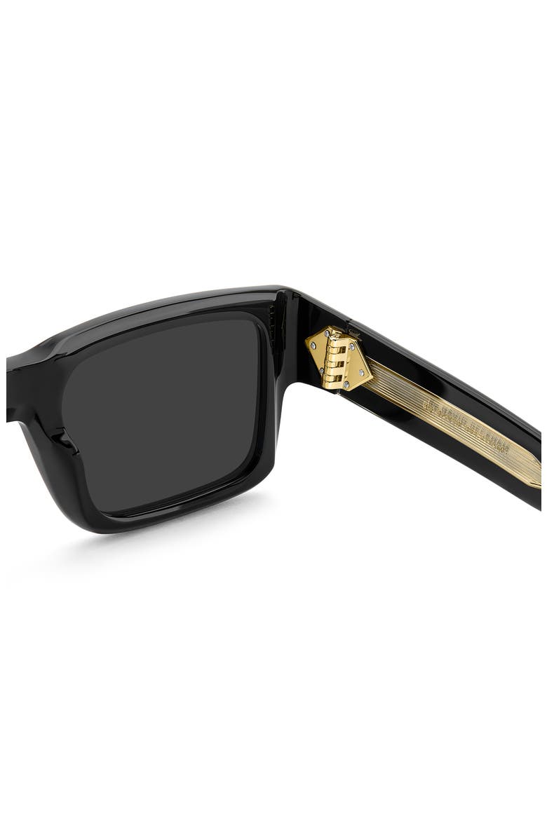 53mm Rectangular Sunglasses, Alternate, color, BLACK/ GREY