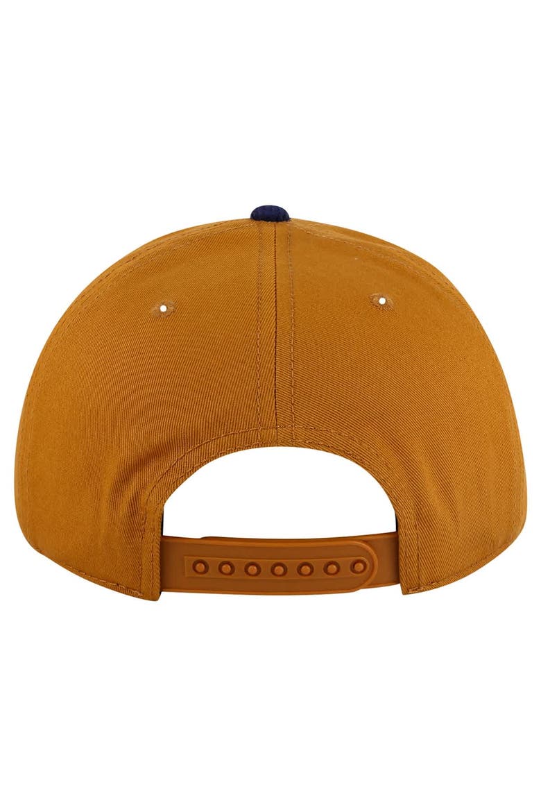 Men's American Needle  Tan/Deep Sea Blue Seattle Kraken Burnett Adjustable Hat, Alternate, color, Tan