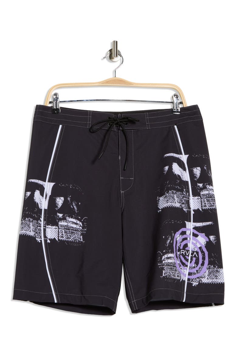 Retract Swim Trunks, Alternate, color, BLACK