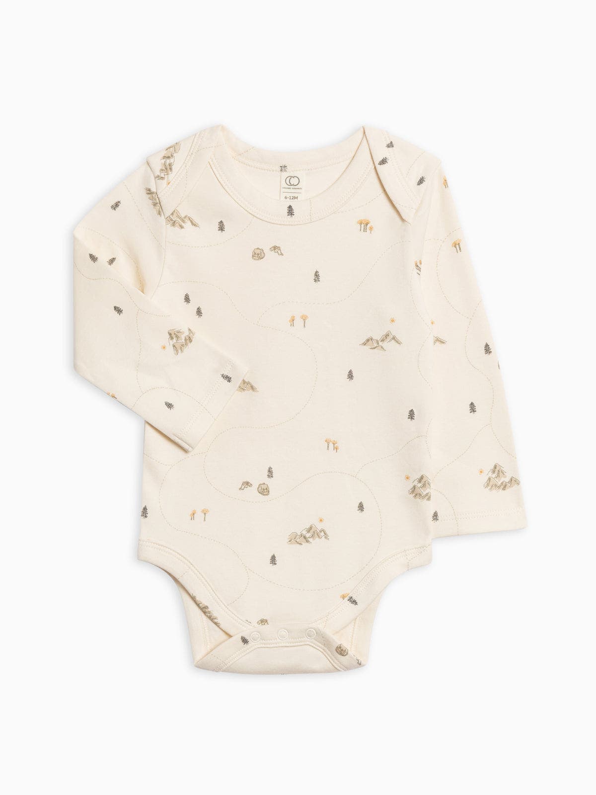 Colored Organics Kids'  Organic River Bodysuit In White