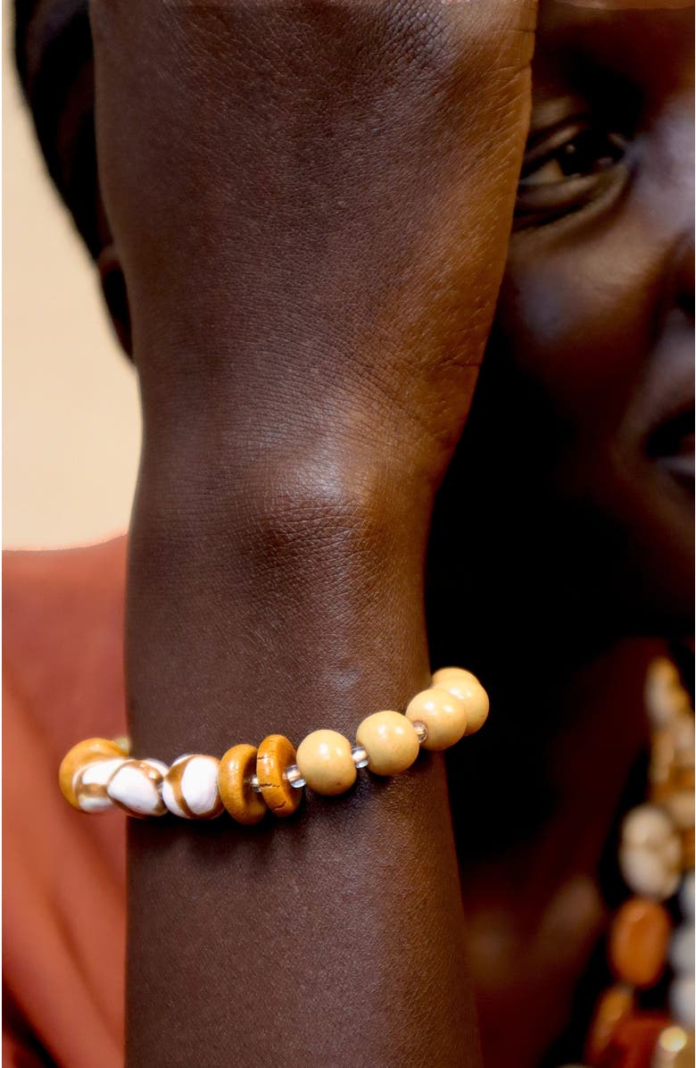 Kazuri Earth Collection - Mamburi Bracelet, Alternate, color, Multi