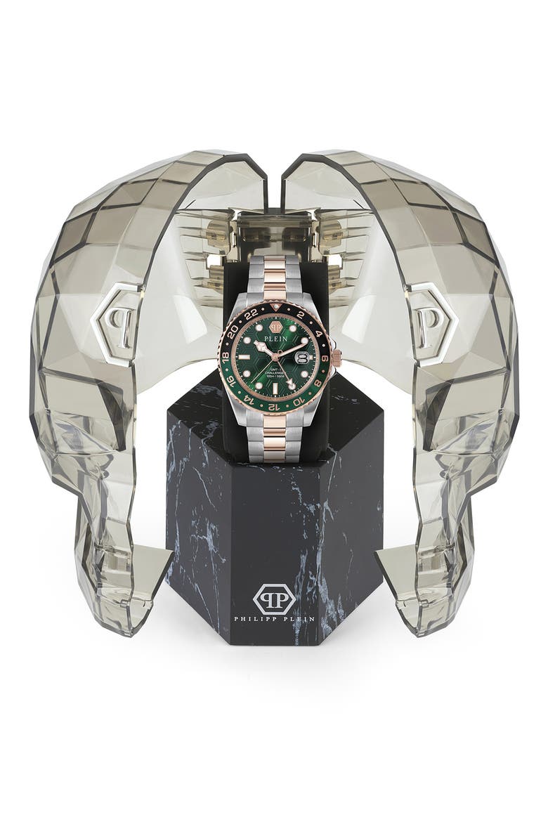 GMT-I Challenger Bracelet Watch, 44mm, Alternate, color, TWO TONE
