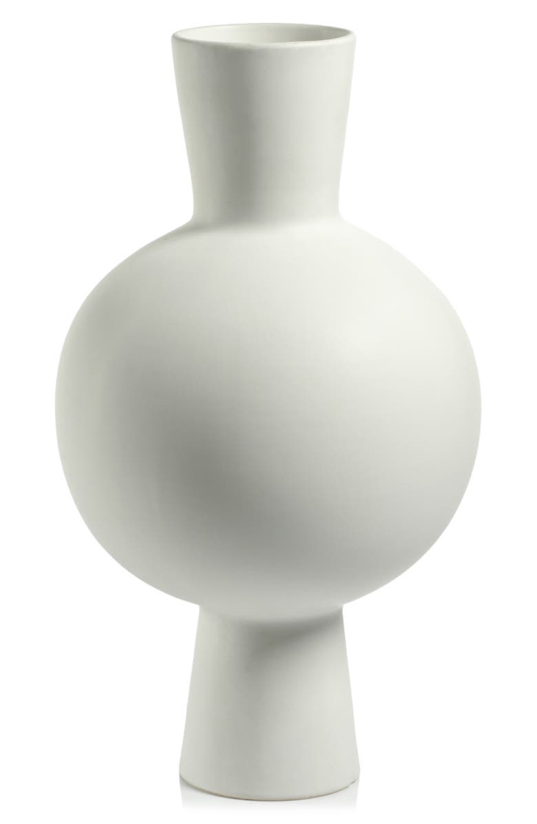 Zodax Ozamiz Stoneware Vase, Main, color, 