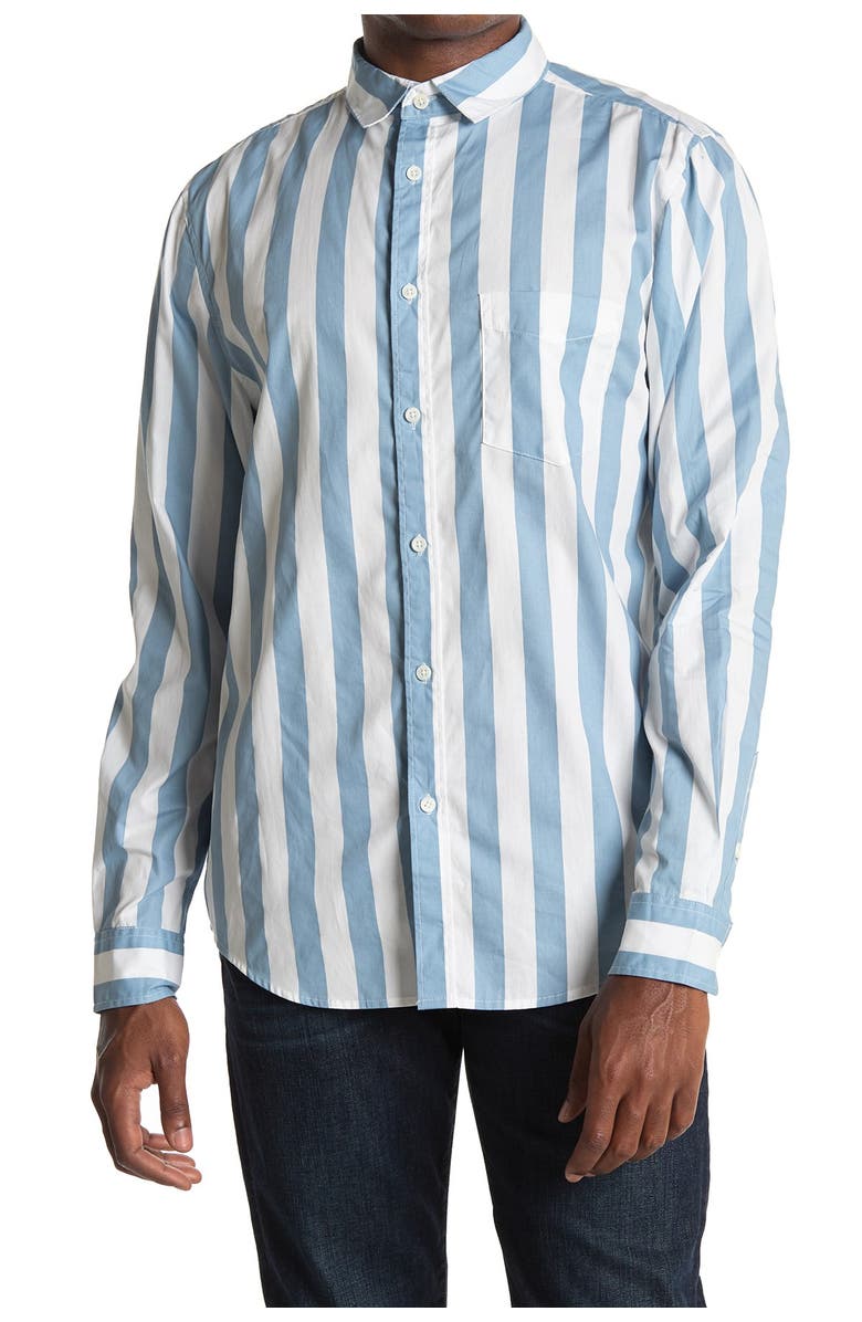 Sovereign Code Mirage Stripe Print Shirt, Main, color,