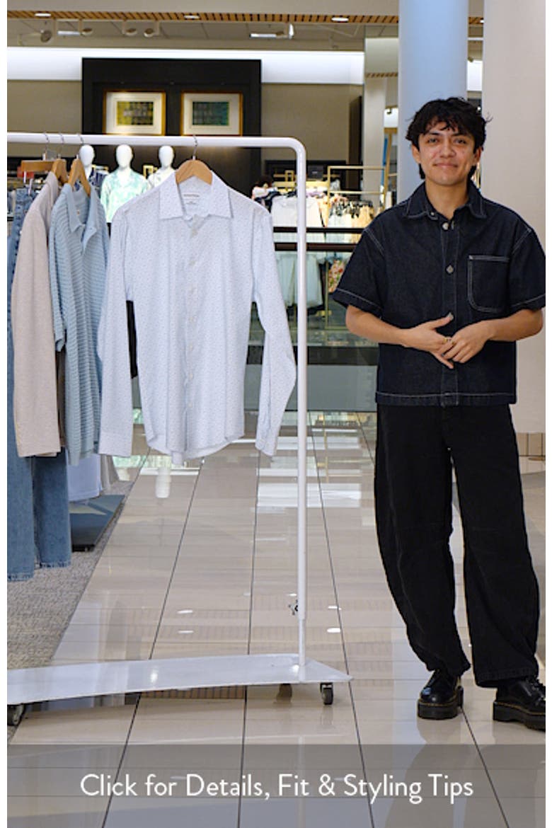 Trim Fit Floral Premium Performance Twill Dress Shirt video