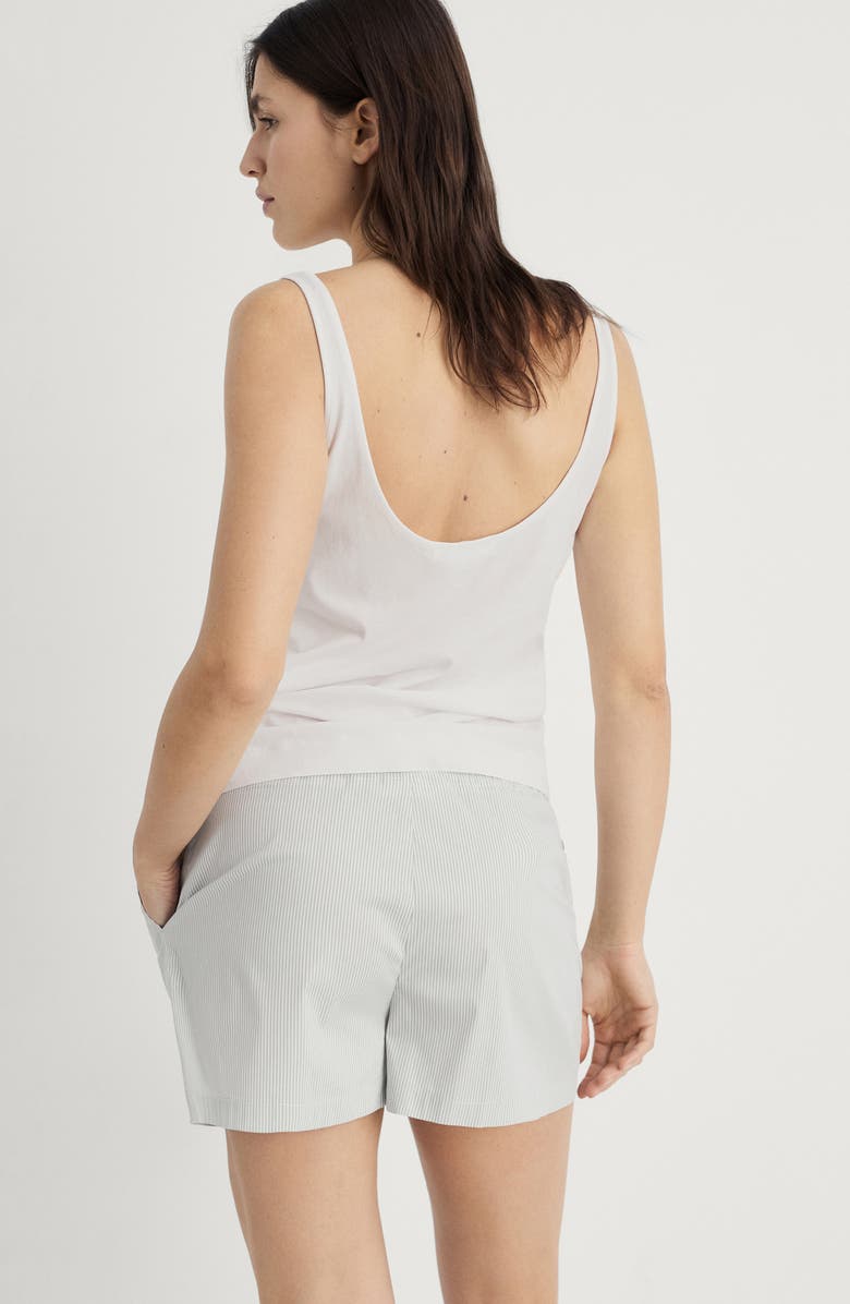 MANGO Stripe Pajama Shorts, Alternate, color,