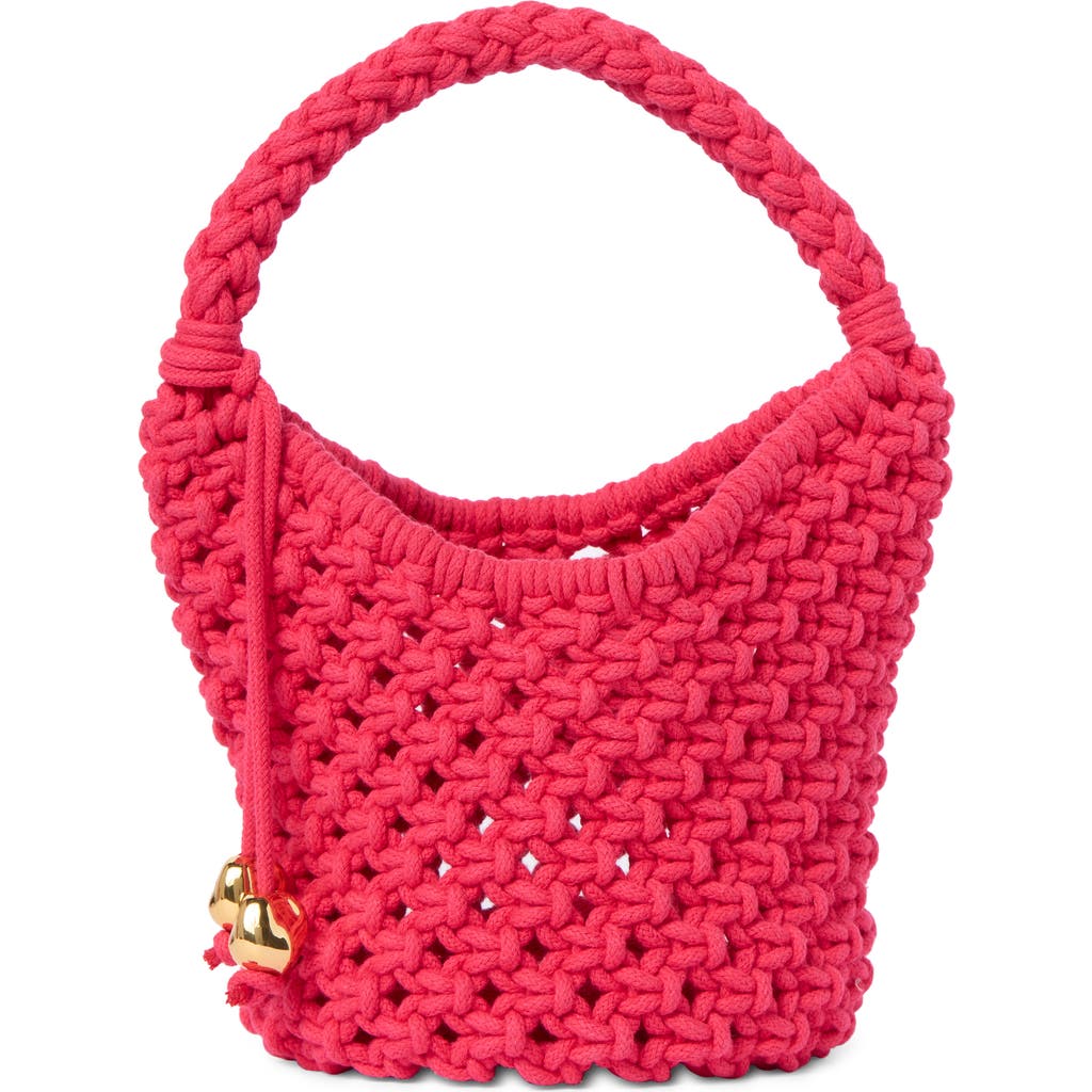 Madewell Braided Rope Pouchette In Red