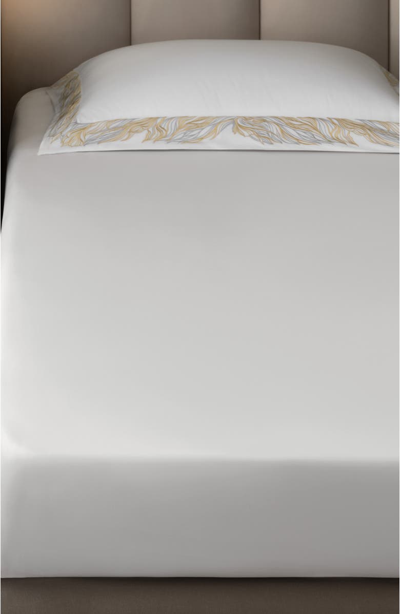 Togas Vellar fitted sheet, Alternate, color, White