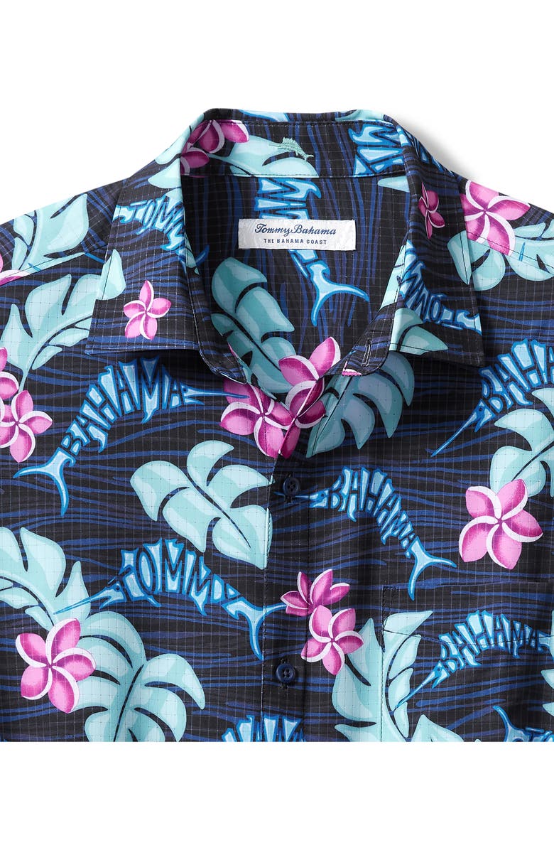 Tommy Bahama Bahama Coast Marlin Life IslandZone<sup>®</sup> Short Sleeve Button-Up Shirt, Alternate, color,