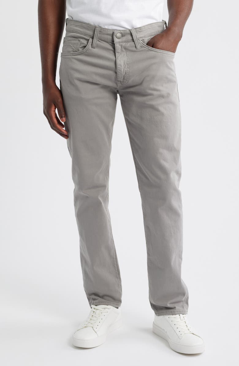 Mavi Jeans Marcus Slim Straight Leg Twill Pants, Main, color, Steel Head Twill