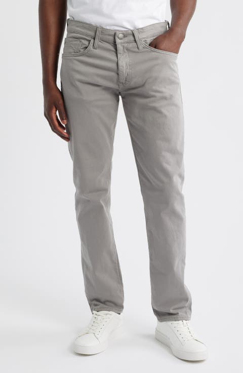 Marcus Slim Straight Leg Twill Pants (Steel Head Twill)