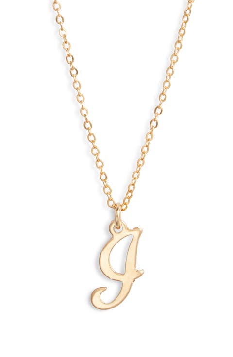 Gianna Initial Pendant Necklace