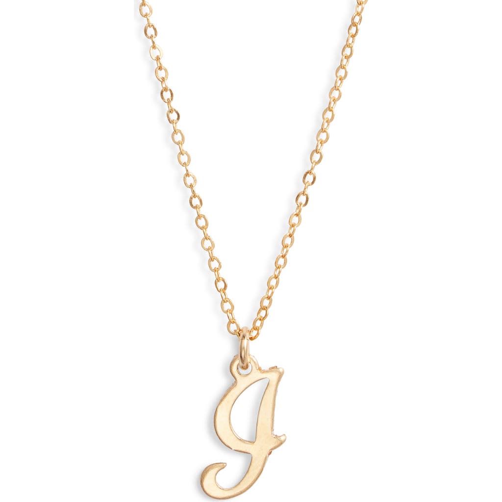 Set & Stones Gianna Initial Pendant Necklace In Gold/i