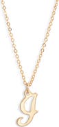 Set & Stones Gianna Initial Pendant Necklace