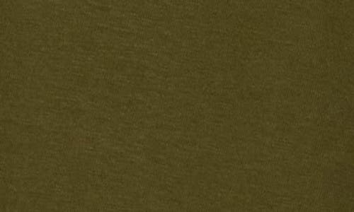 Cat Wwr Washed Logo Heavyweight T-shirt In Green
