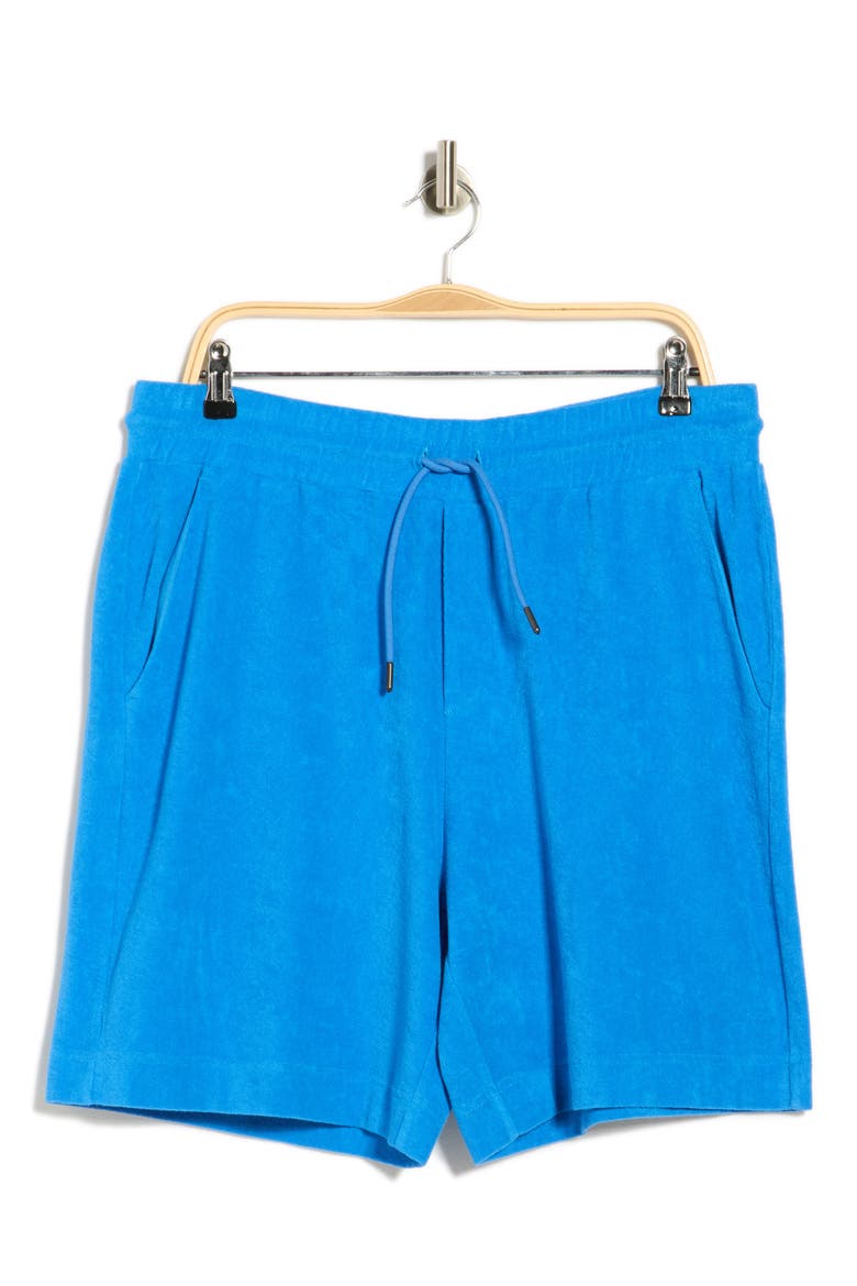 Cotton French Terry Shorts, Alternate, color, CLASSIC BLUE