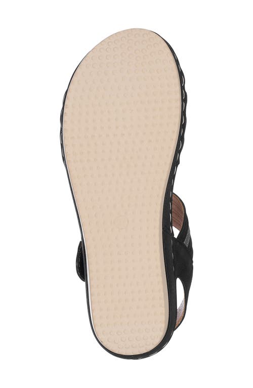 Gc Shoes Women's Samar Wedge Sandals In Black