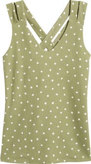 Loveappella Crisscross Tank Top