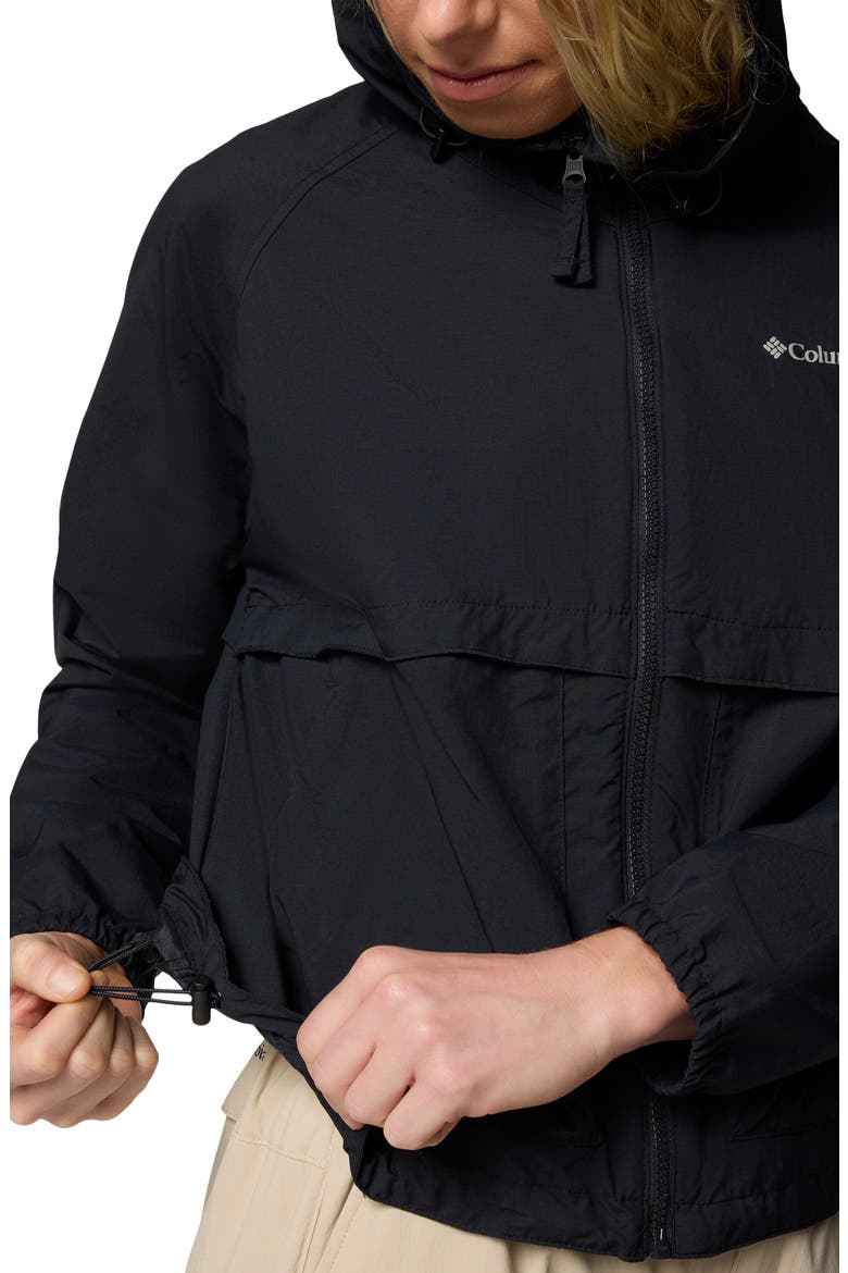 Spire Valley Water Repellent Windbreaker, Alternate, color, BLACK
