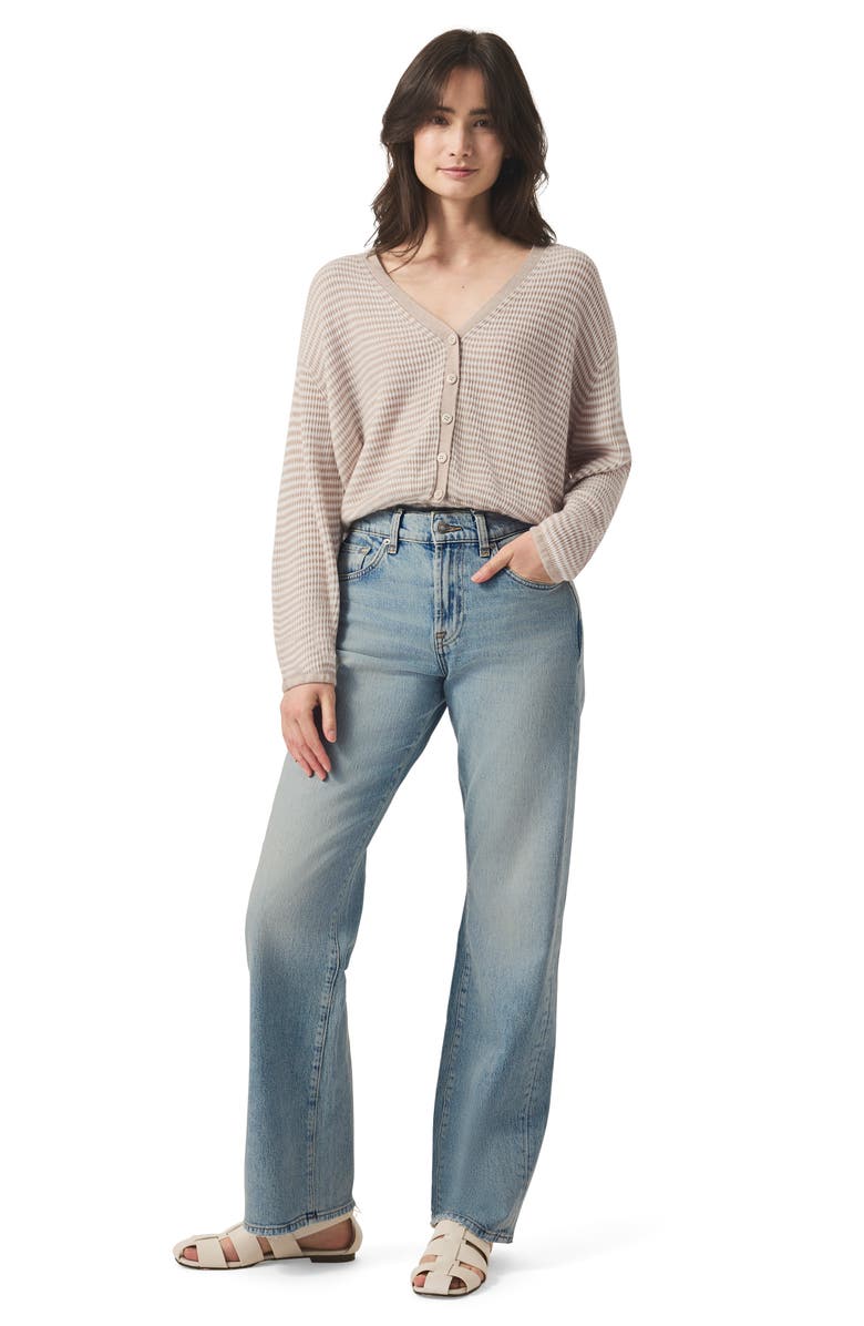 Splendid Bri Striped Cardigan, Alternate, color,