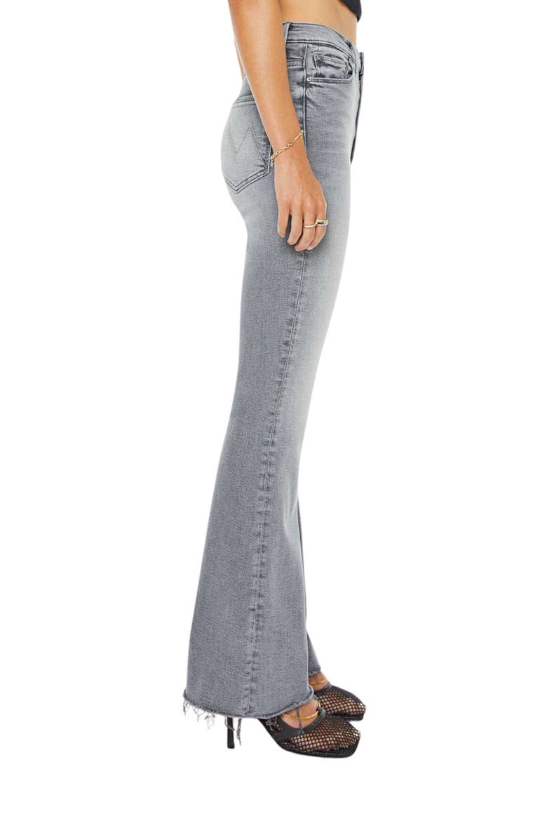 High Waist Fray Hem Flare Jeans, Alternate, color, CATCH ME OUTSIDE