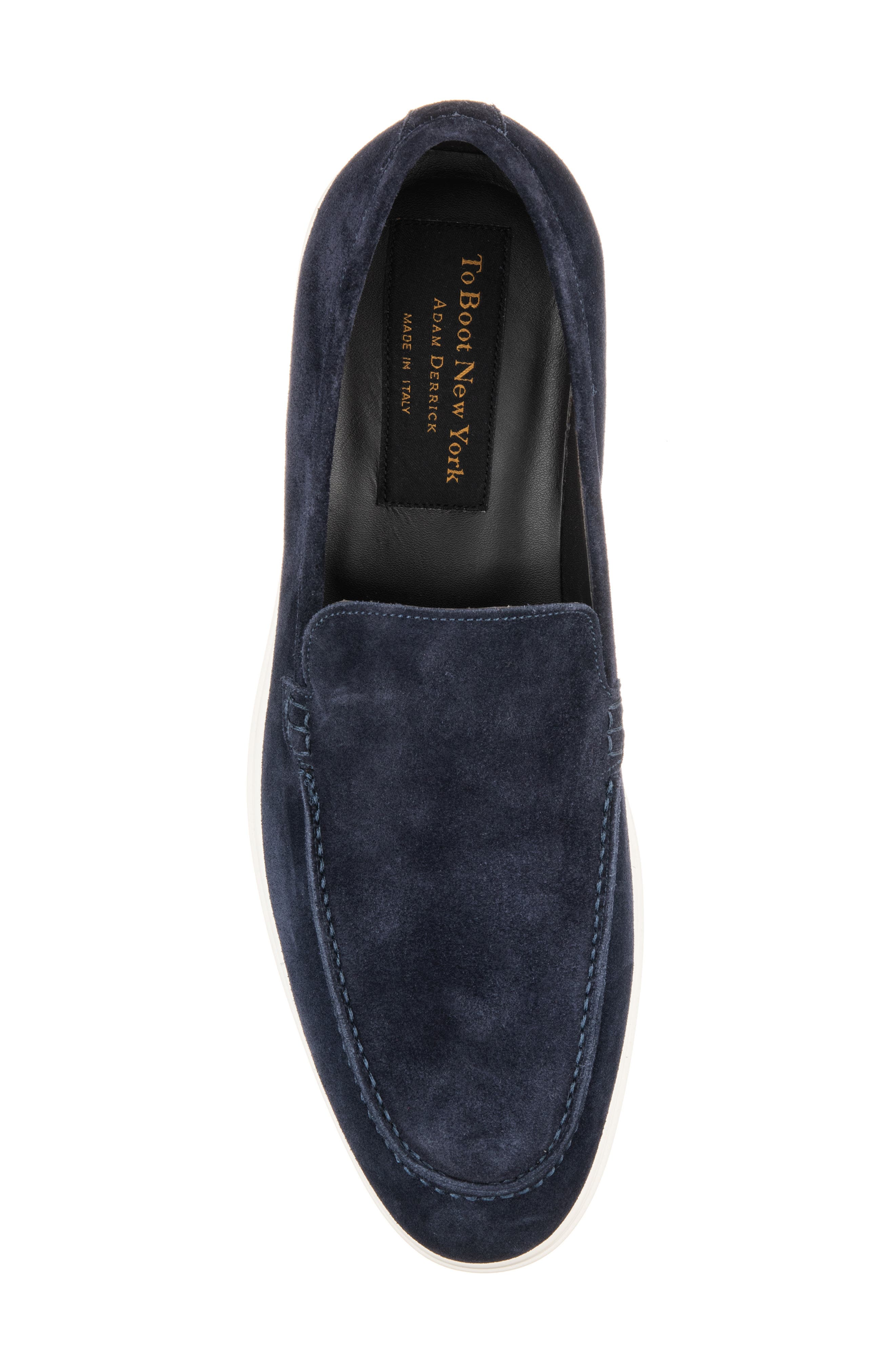 Cassidy Moc Toe Loafer, Alternate, color, BLUE