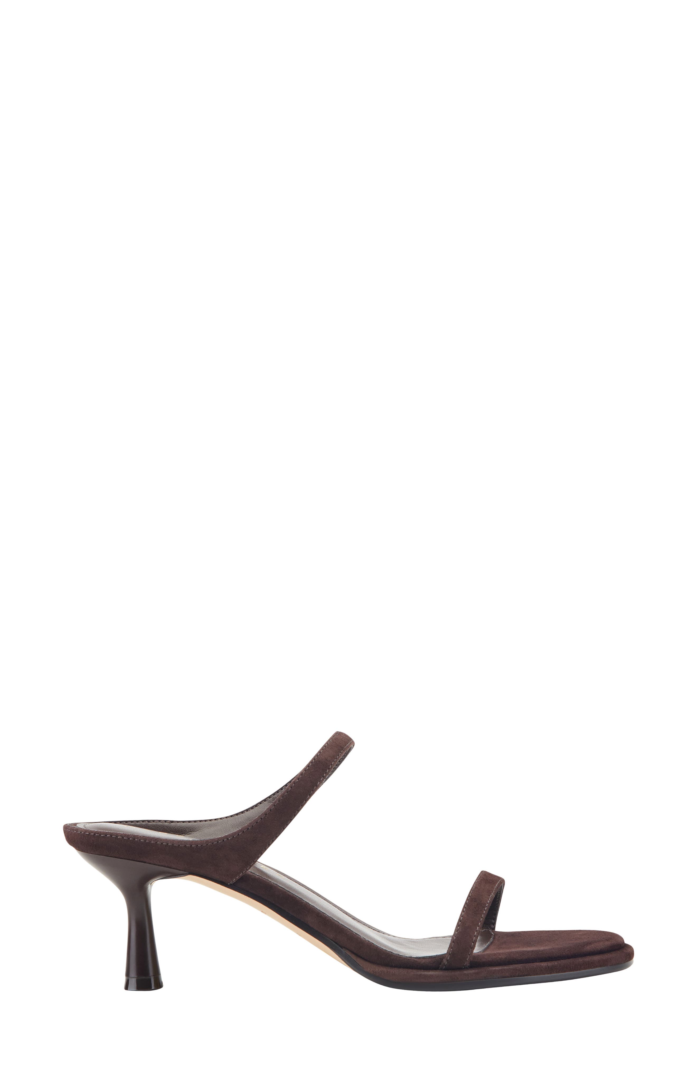 Alonde Slide Sandal, Alternate, color, DARK BROWN SUEDE