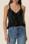 KUT from the Kloth Carmen Ruffle Sleeveless Top
