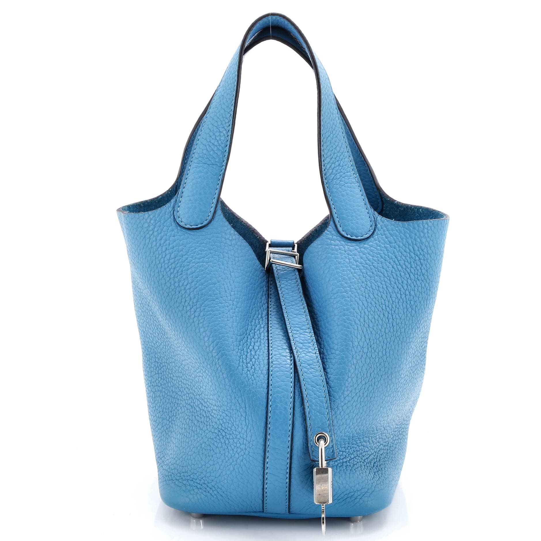 Pre-Owned Hermes Picotin Lock Bag Clemence PM, Main, color, 