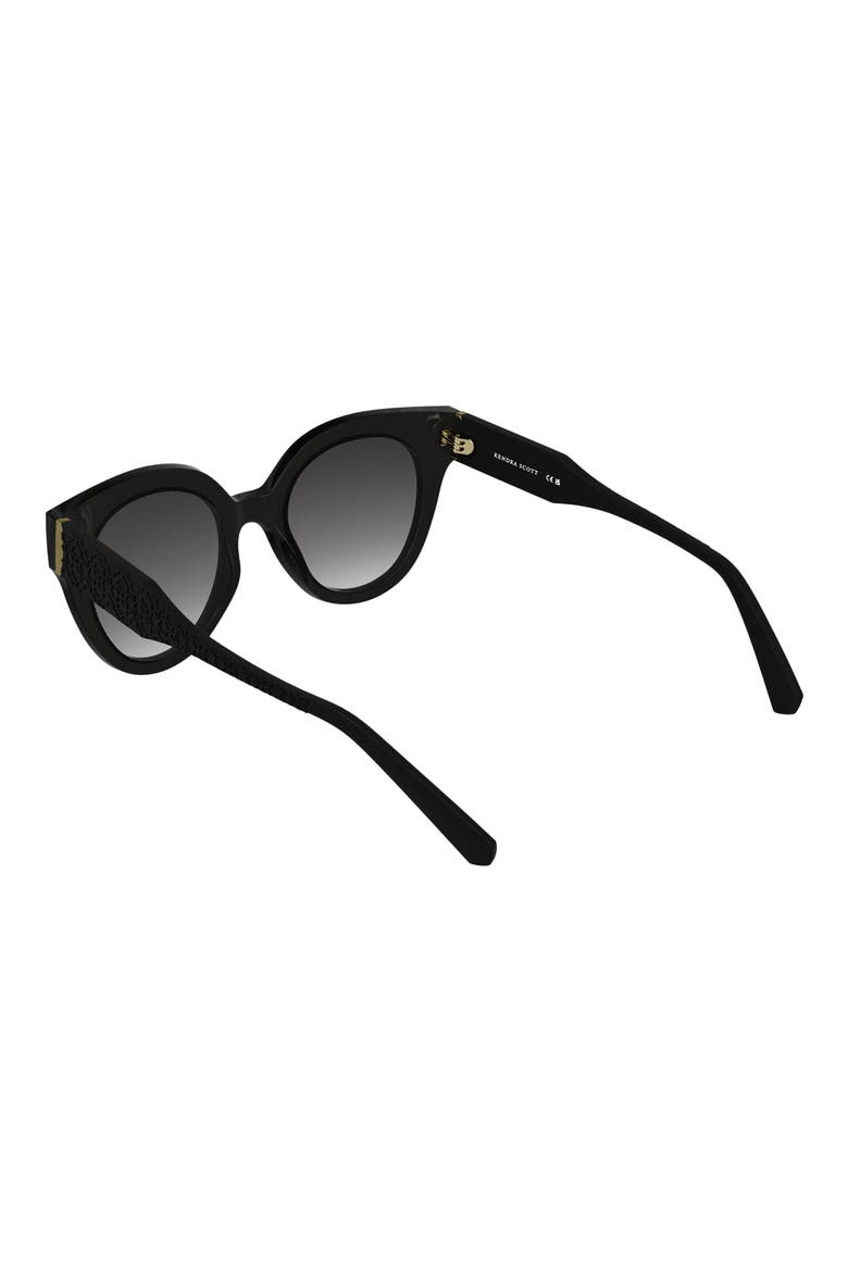 Dira 51mm Gradient Tea Cup Sunglasses, Alternate, color, GREY