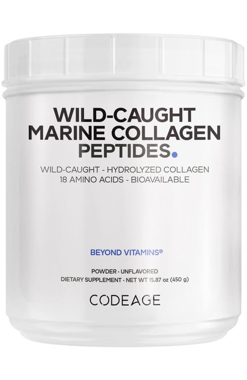 Codeage Marine Collagen Protein Powder Supplement in White 
