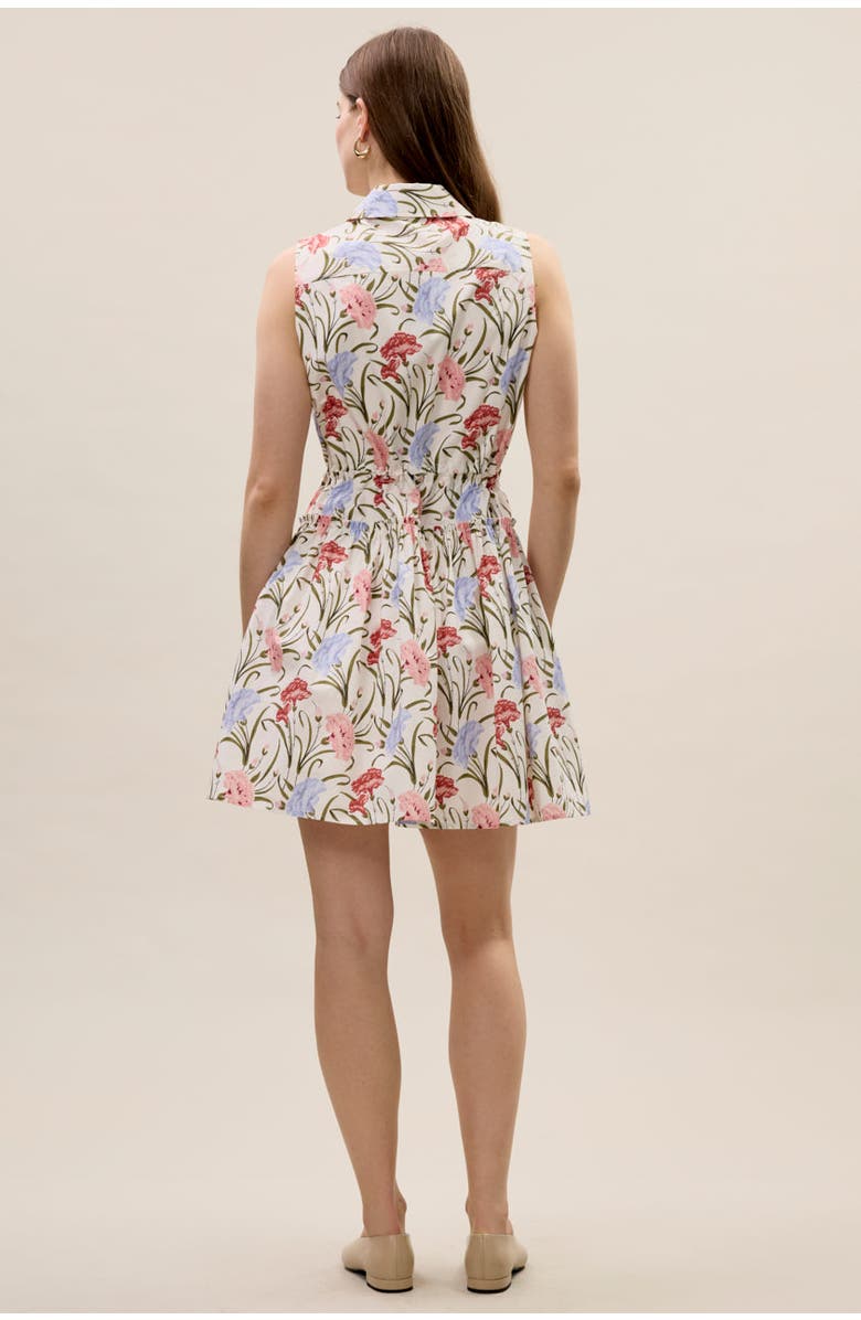 Rebecca Taylor Acosanti Floral Shirt Dress, Alternate, color, Ivory Multi