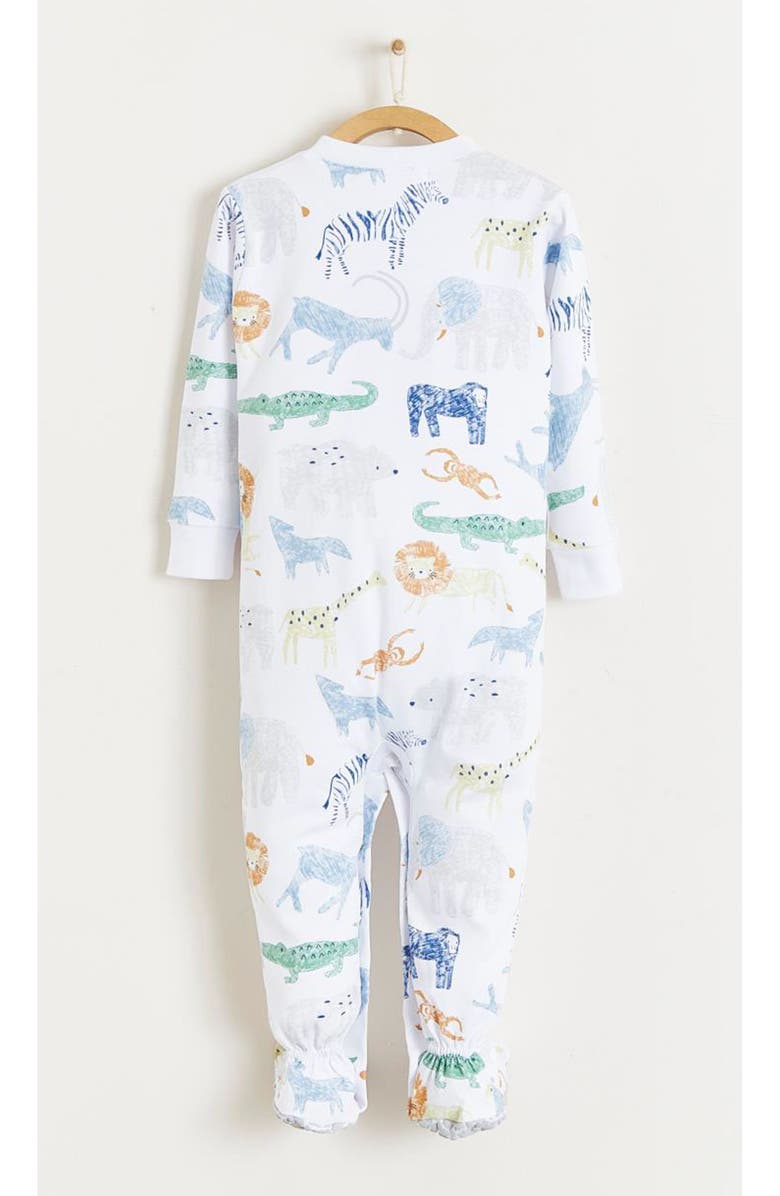 Babycottons Premium Peruvian Pima Cotton Kenya Footie Snug Pajamas For Infant, Alternate, color, Multicolor