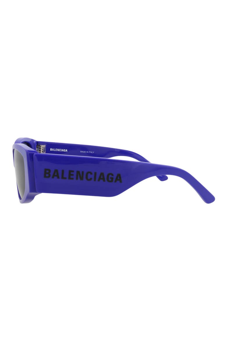 58mm Cat Eye Sunglasses, Alternate, color, BLUE BLUE BLUE