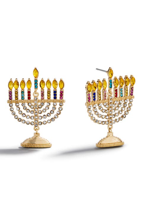 Glow Big Crystal Drop Earrings