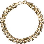 Argento Vivo Sterling Silver Chevron Chain Bracelet