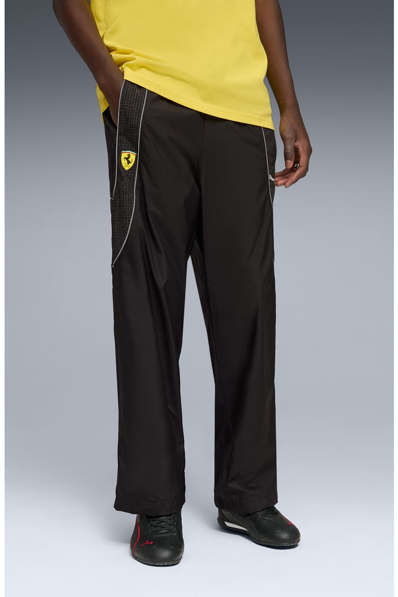 Ferrari PUMATECH Track Pants, Alternate, color, PUMA BLACK